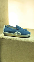 Pier One Damen Slip-On – Jeansblau – Größe 39