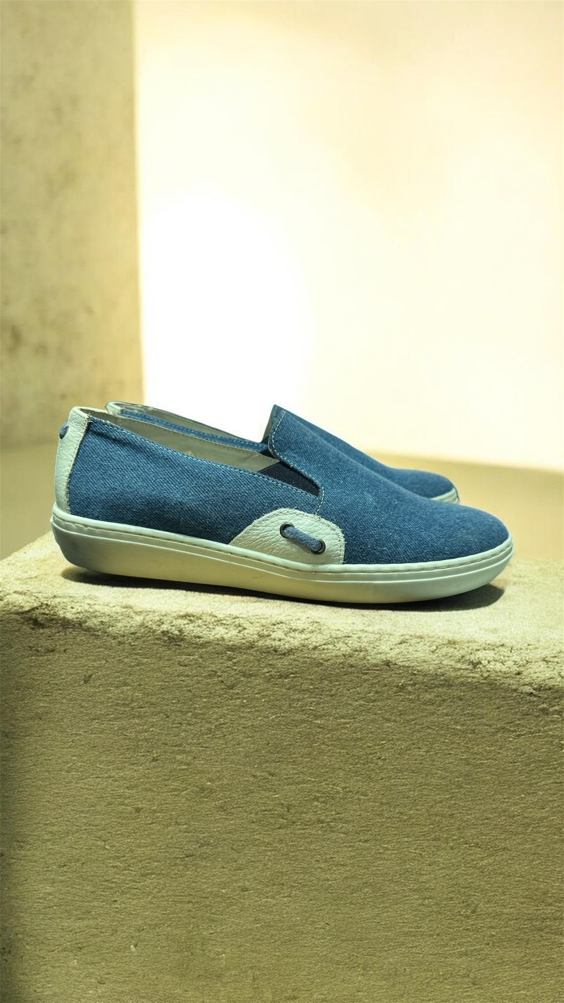 Pier One Damen Slip-On – Jeansblau – Größe 39