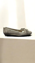 Damen Ballerinas – Grau Velours – Größe 39