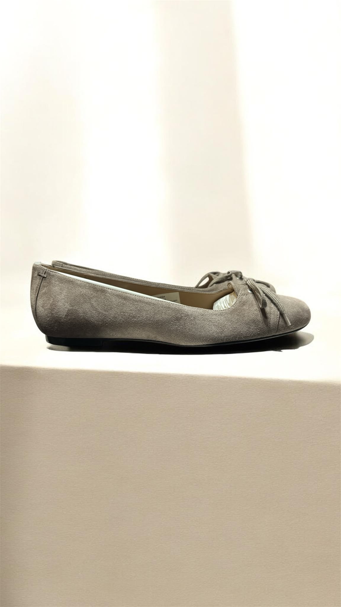 Damen Ballerinas – Grau Velours – Größe 39