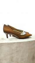 FIND „Connie“ Damen Pumps – Toffee / Caramel – 5 cm Absatz
