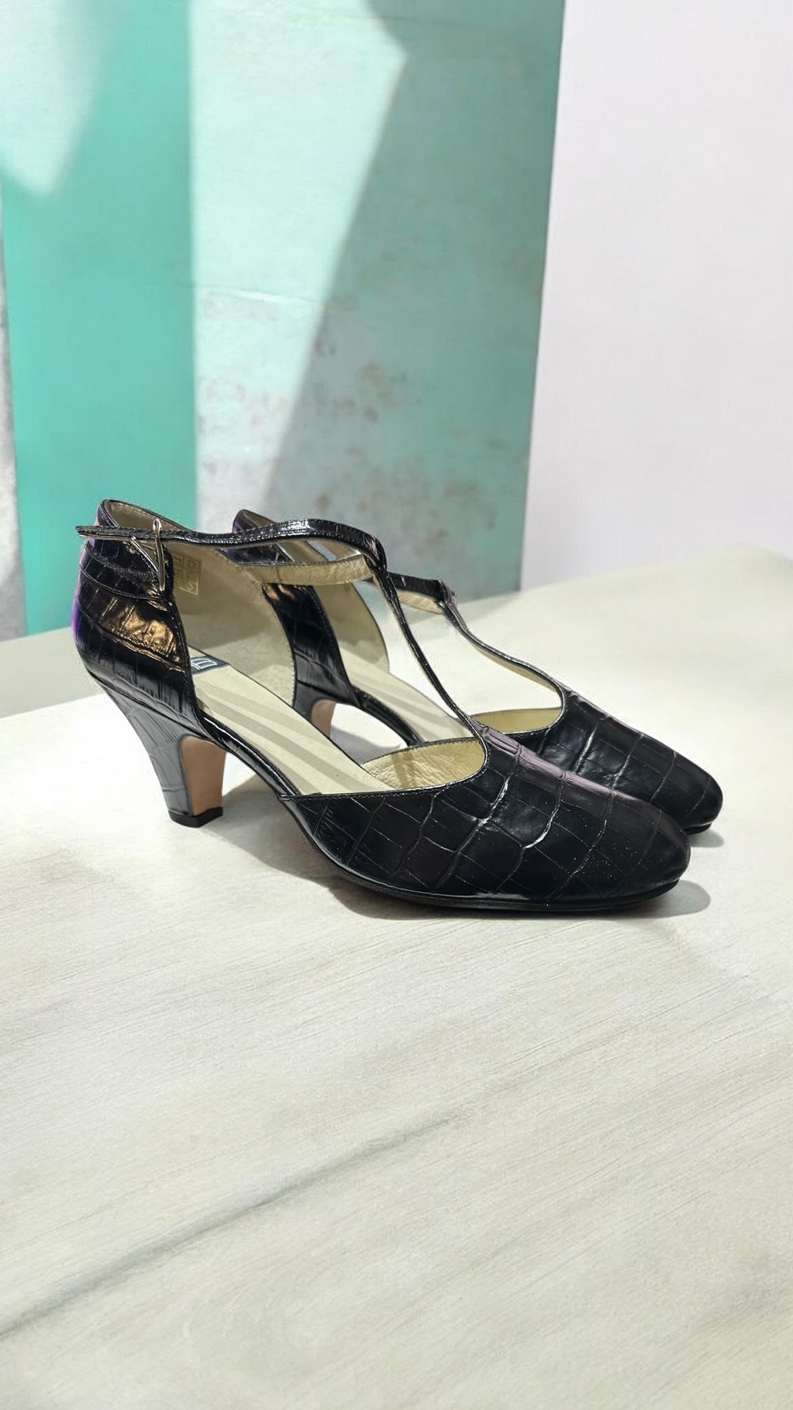 LTB Damen Pumps – Schwarz – 6 cm Absatz – Größe 41