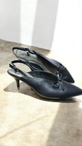 s.Oliver Damen Slingback-Pumps – Schwarz – Soft Foam – Größe 41