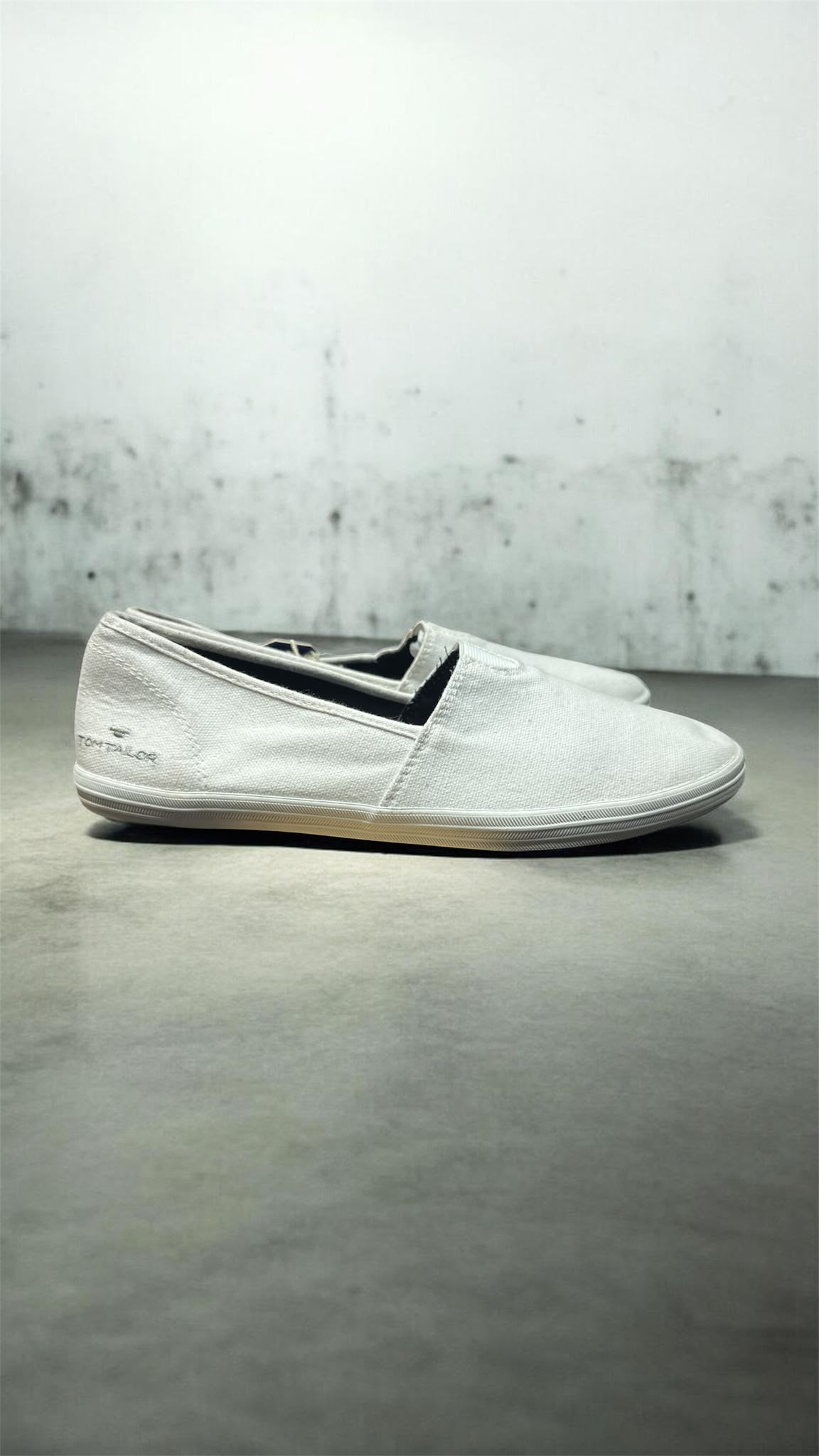 Tom Tailor Slip-On Schuhe – Weiß – Größe 41