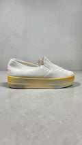 Even & Odd Damen Slip-On Plateau-Schuhe – Weiß – Größe 42