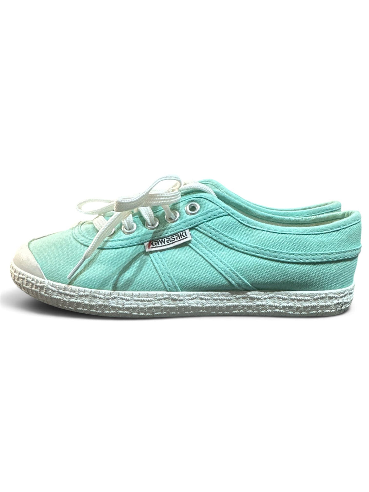 Kawasaki Damen Schuhe mint grün / Weiß / grau grösse 39 Kawasaki Damen Sneaker Mintgrün/Weiß/Grau – Größe 39