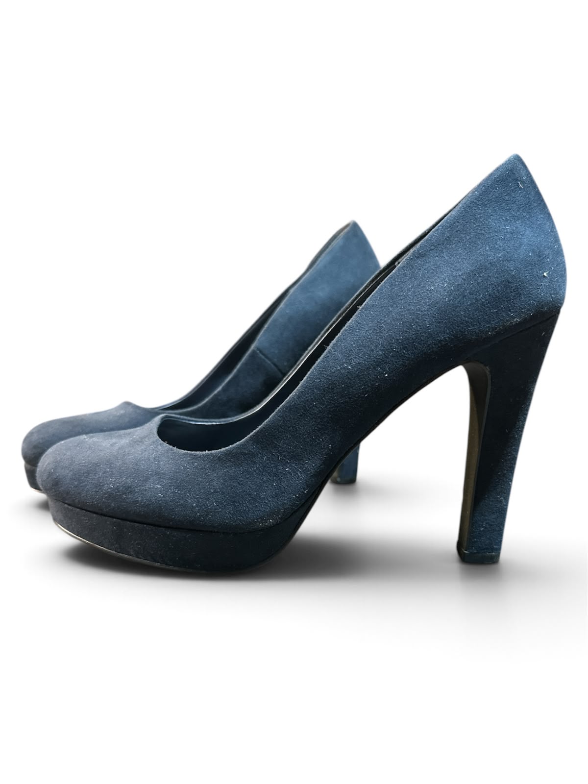EVEN & ODD Damen Plateau-Pumps Dunkelblau – Größe 40