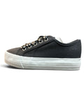 Bruno Banani Damen Plateau-Sneaker Schwarz/Weiß – Größe 39