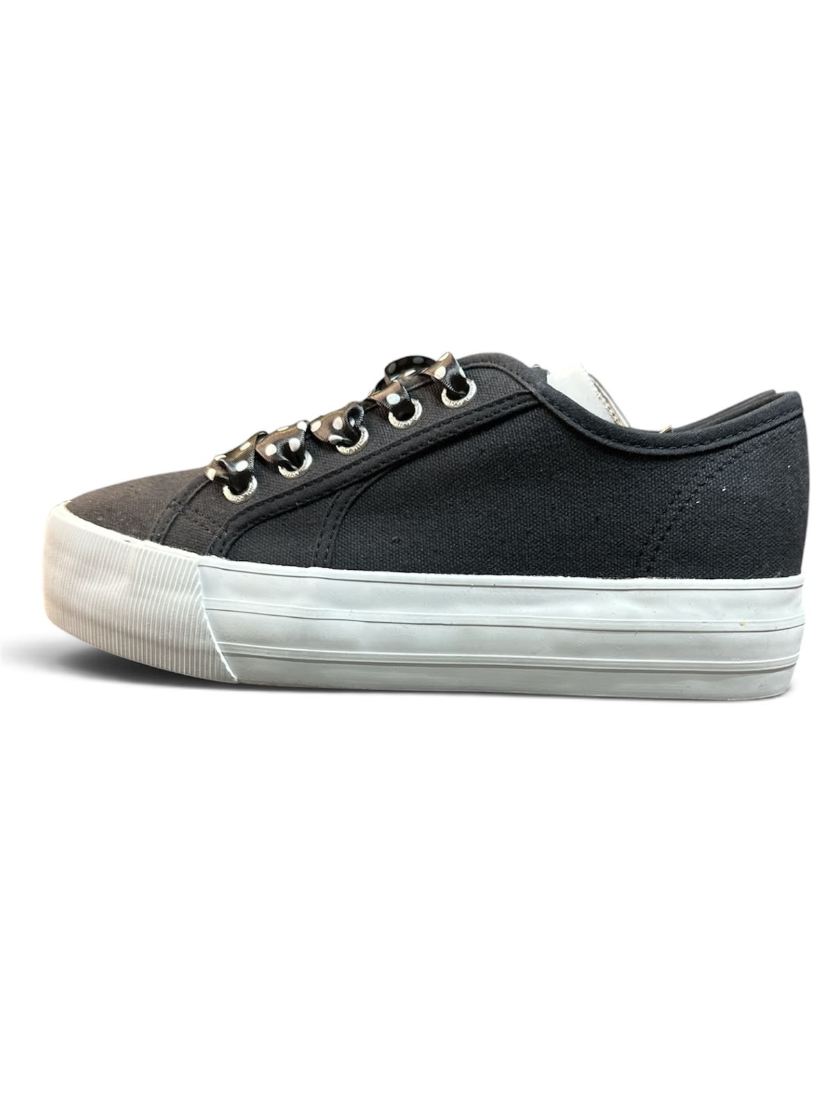 Bruno Banani Damen Plateau-Sneaker Schwarz/Weiß – Größe 39