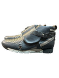 Yellow Cab Topic W Y26138 Damen Sneaker Gr. 38 – Anthrazit | Leder-Look | außergewöhnliches Design