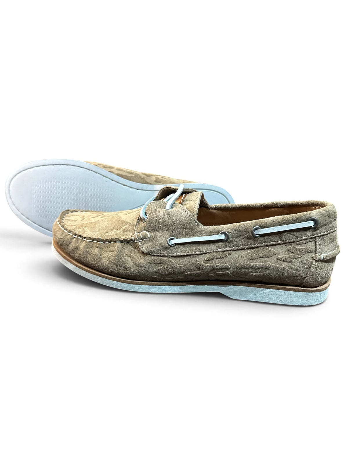 hyphen * BOATY-1 * Herren Slip On Schuh * Farbe LT BAIGE * Größe 43