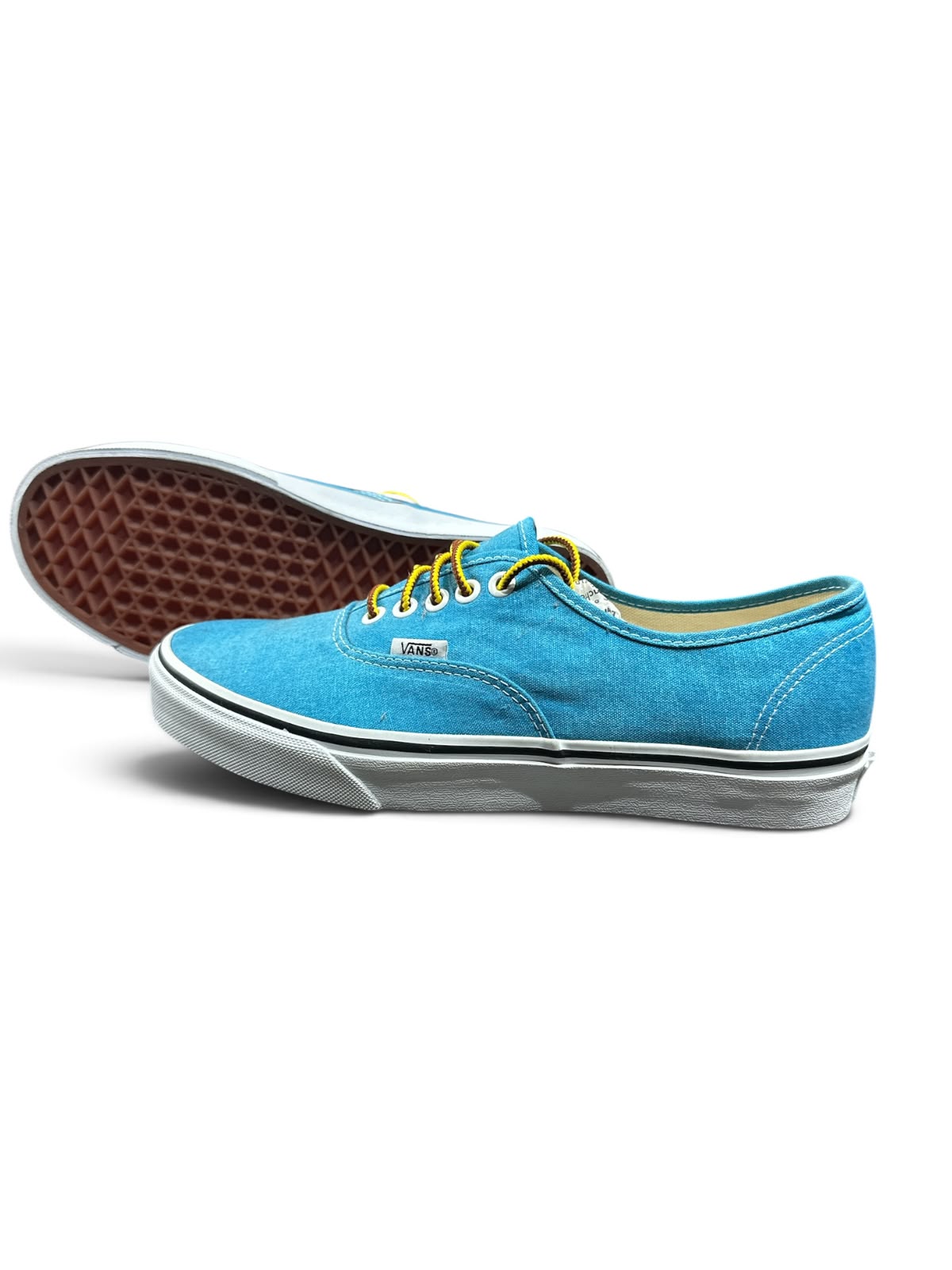 Vans Authentic Washed „Hawaiian Ocean“ Unisex Sneaker Gr. 41 – Hellblau/Gelb