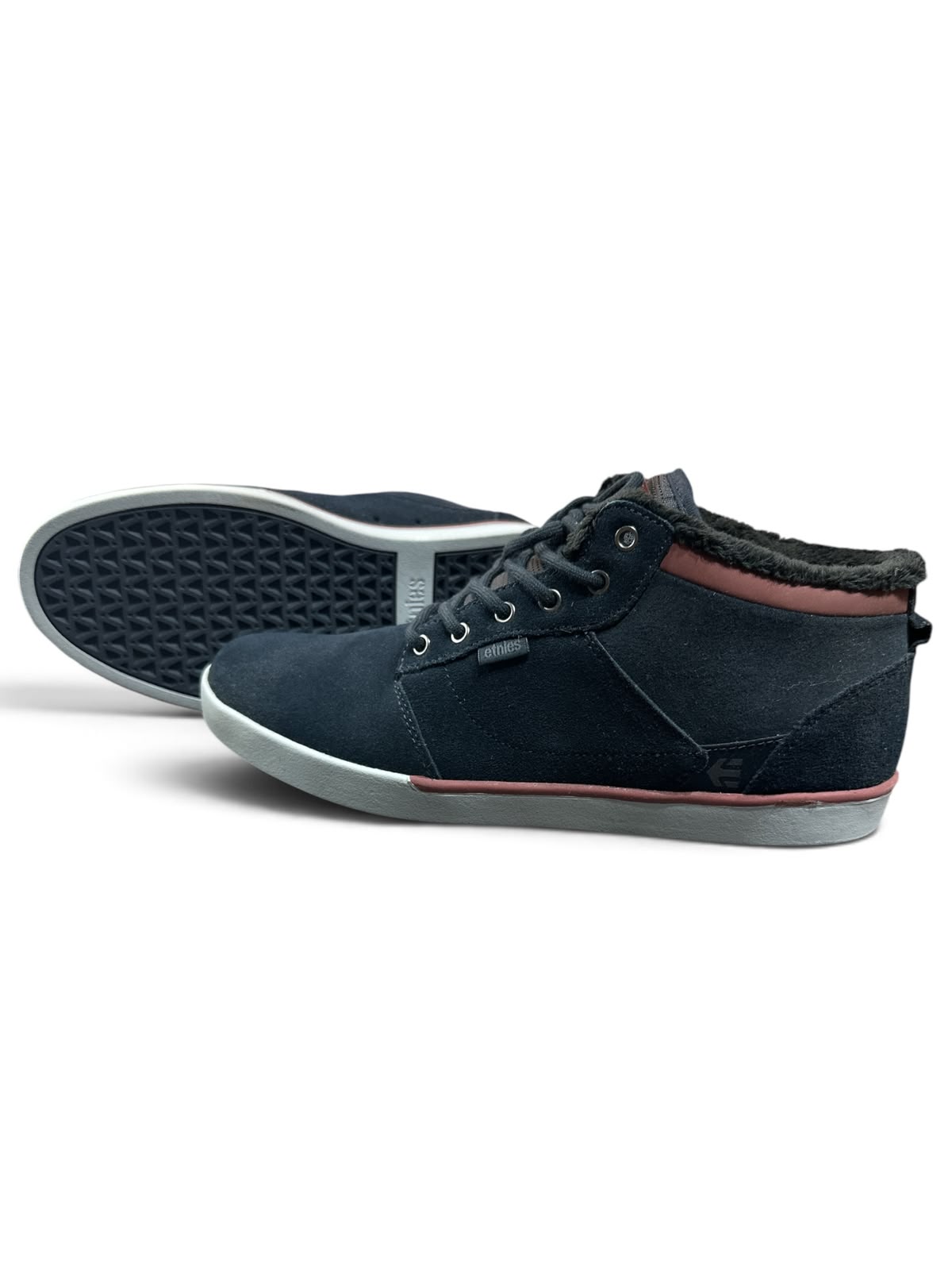 Etnies Jefferson Mid gefütterte Herren Sneaker Gr. 43 – Navy/Grau
