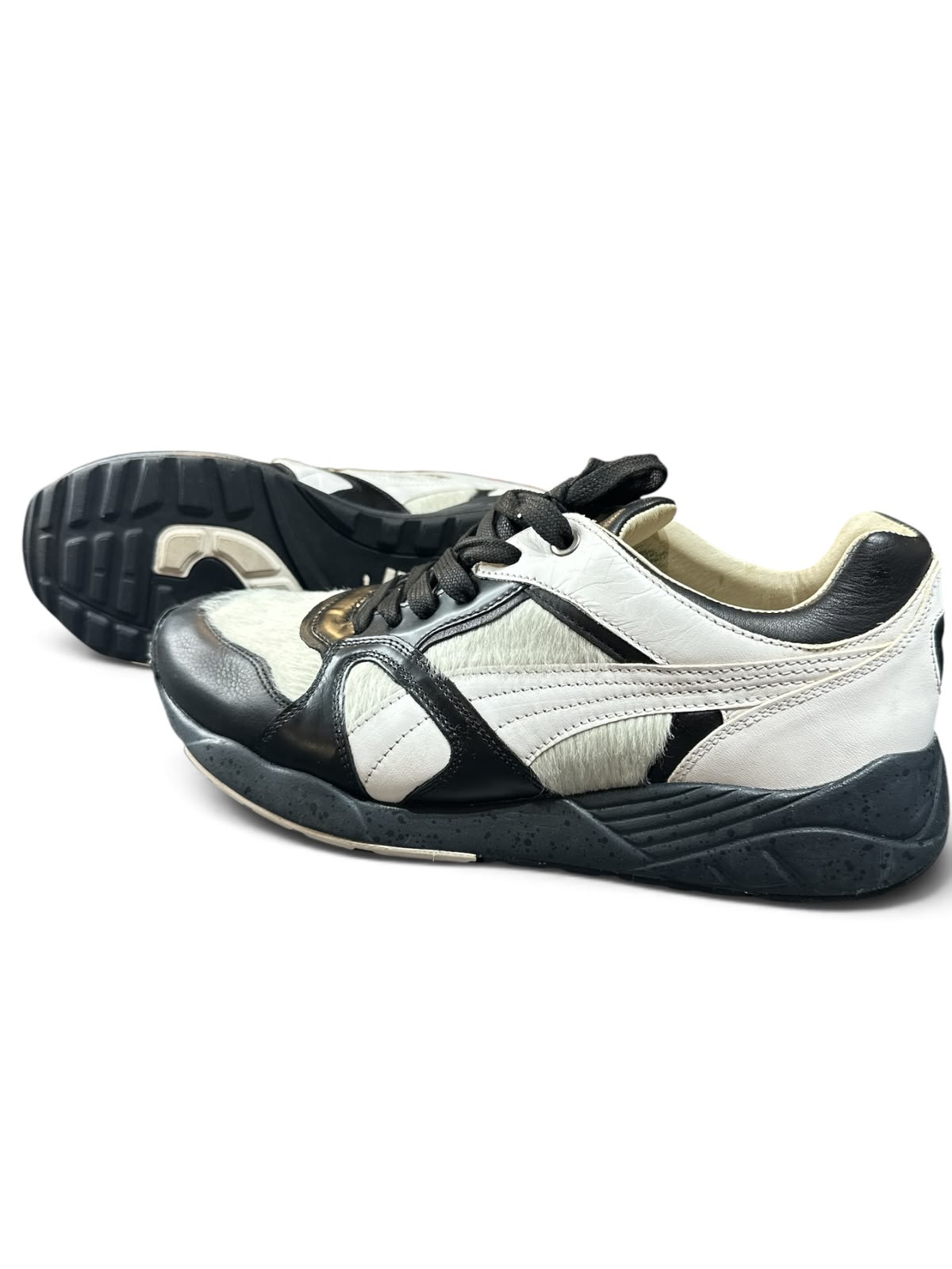 Puma Trinomic XS500 X Miitaly – Made in Italy – Fell Weiß/Schwarz – Unisex – Gr. 42