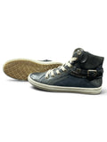 Twins by Bunnies High-Top Leder-Sneaker – Blau | Modell 315651 | Größe 36