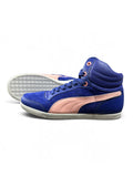 Puma Glyde Court Jr. High-Top Sneaker – Blau & Weiß | Leder-Mix | Gr. 38 unisex