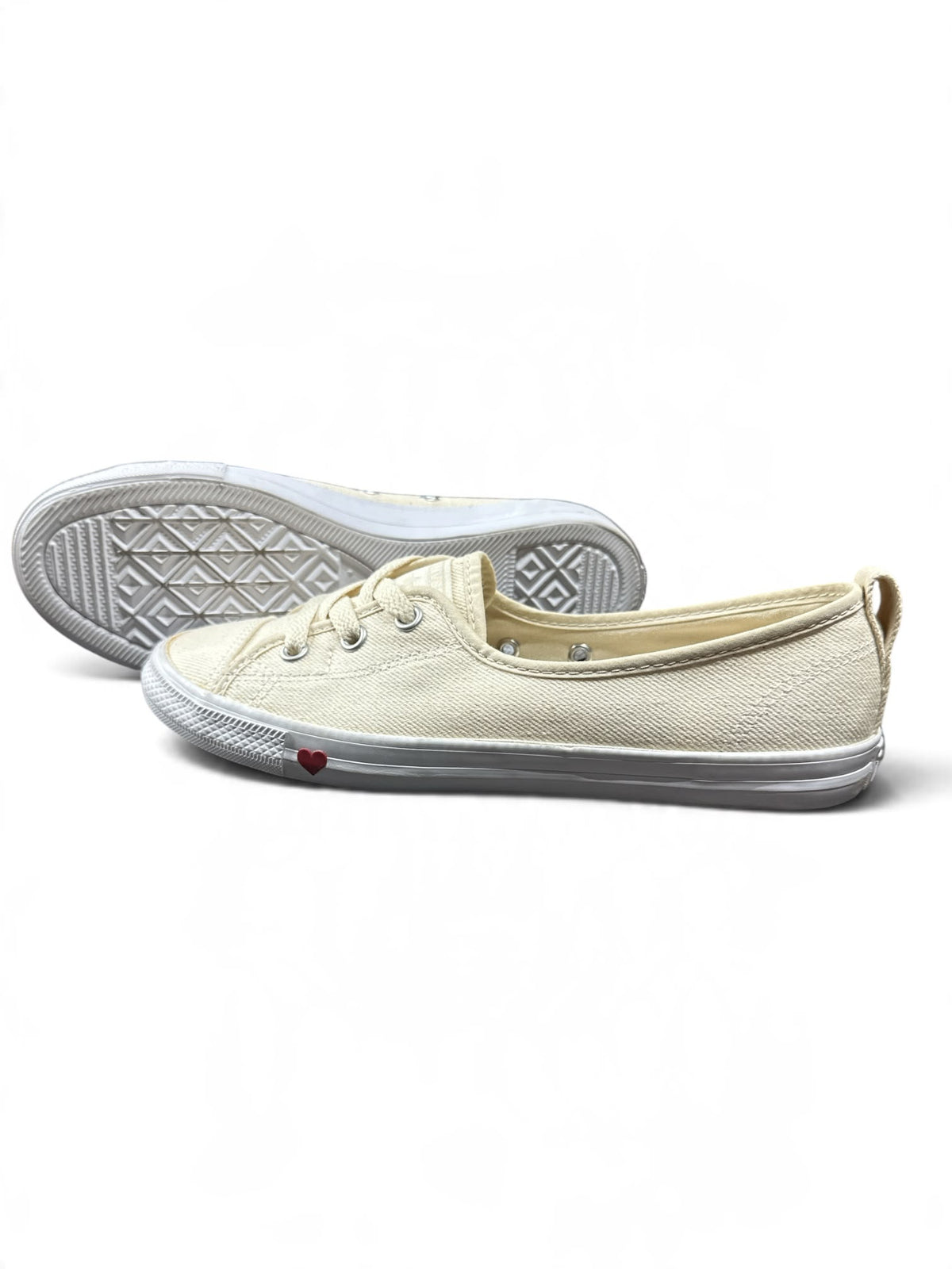 CONVERSE Chuck Taylor All Star Ballet Lace Slip Damen Sneaker – Natural Ivory / Beige ❤️ | Gr. 37,5 & 38