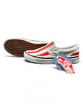 Vans Classic Slip-On 98 DX (Anaheim Factory) in der Farbvariante „Red Big Stripes“ / „OG White/OG Red“ (Modellnummer: VN0A3JEXVN2 unisex