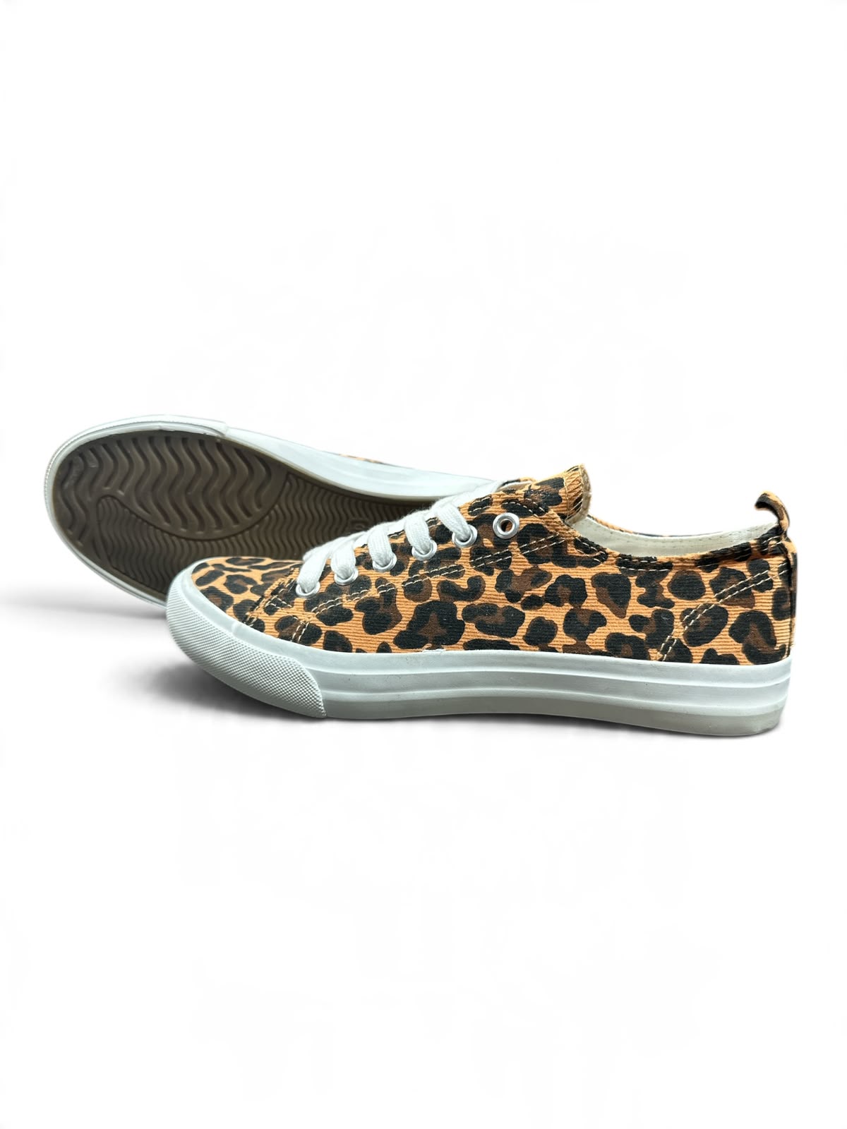 Anna Field Damen Canvas Sneaker – Leo-Print | Größe 38