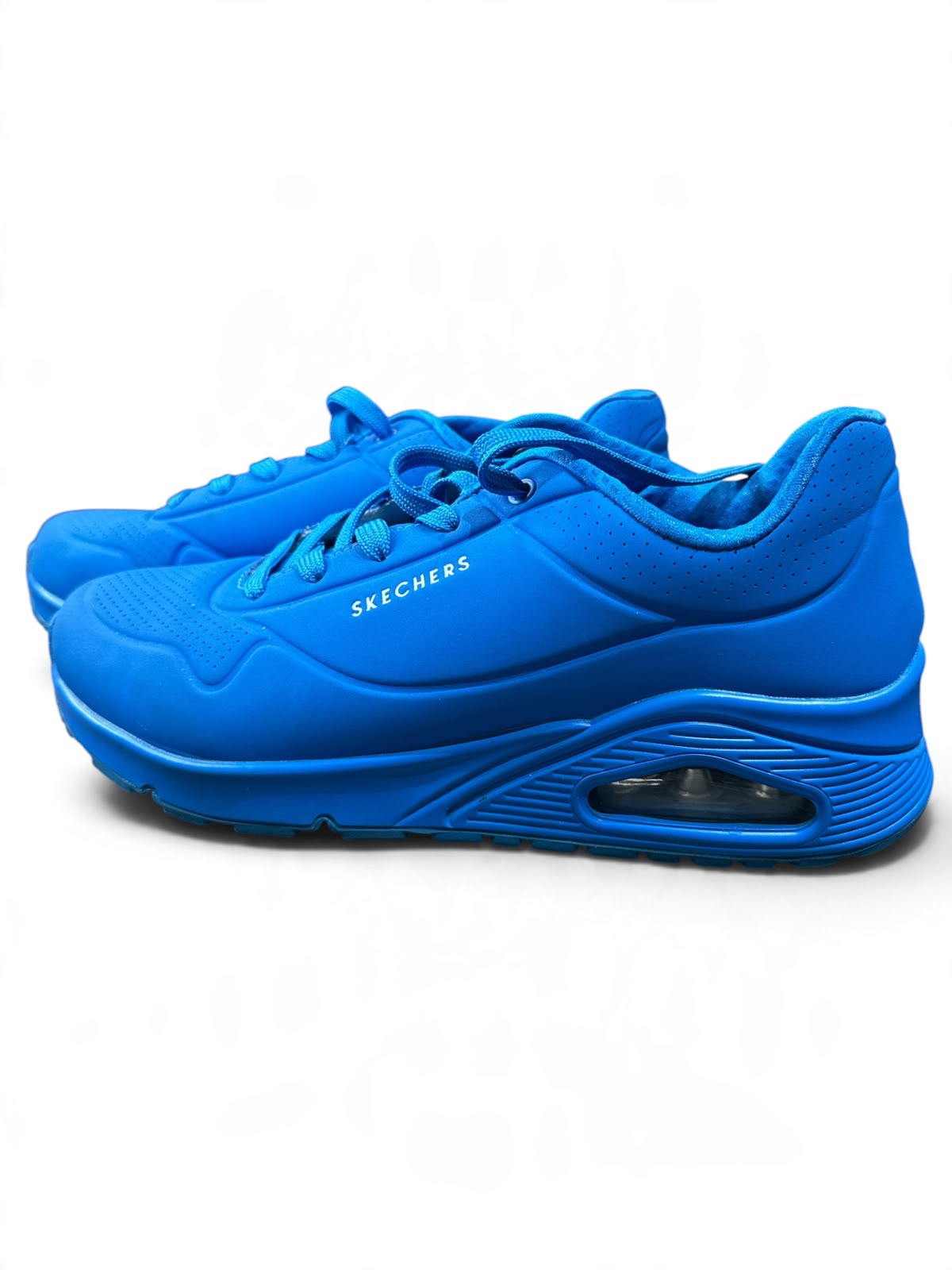 Skechers Uno Stand on Air Sneaker – Blau | Größe 40 | Air-Cooled Memory Foam