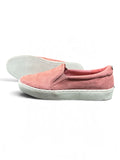 Topshop Damen Slip-On Sneaker – Altrosa / Lachsrosa | Größe 40 | Slipper in Wildlederoptik