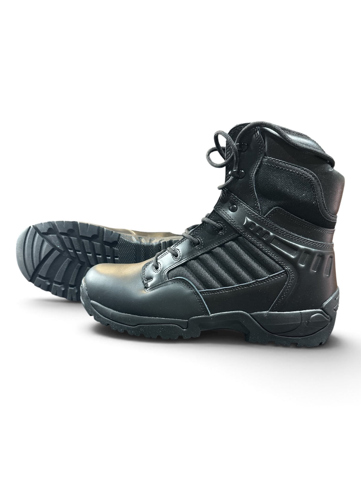 NORTIV 8 Herren Tactical Security Einsatzstiefel – Schwarz | Größe 50 | NMUMMT2501