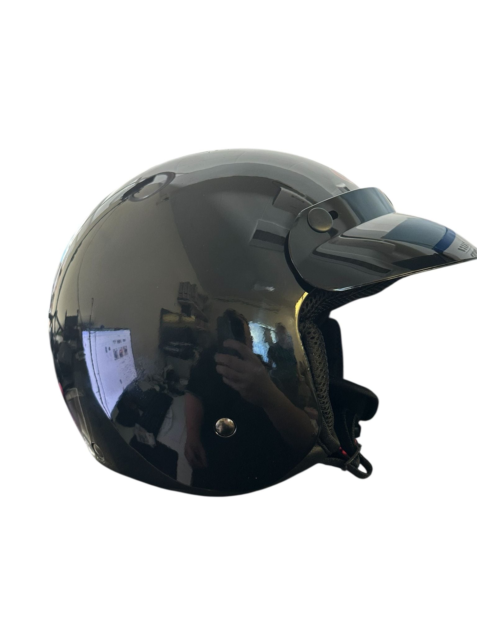 ZPF Casco Scooter * Motorradhelm, Scooterhelm, Rollerhelm, Mofahelm * Schwarz * NEU * Zulassung