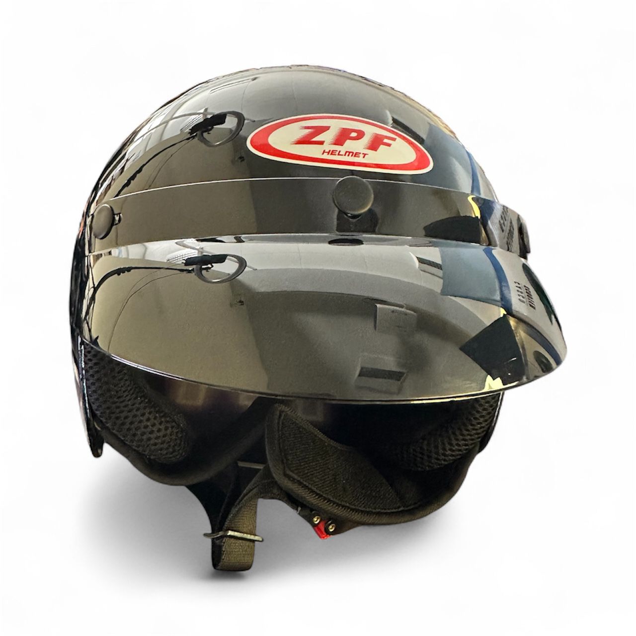 ZPF Casco Scooter * Motorradhelm, Scooterhelm, Rollerhelm, Mofahelm * Schwarz * NEU * Zulassung
