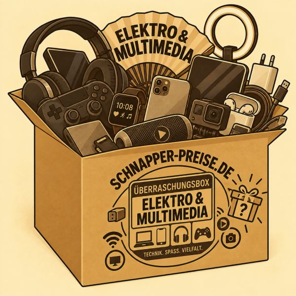 Elektro & Multimedia Überraschungsbox – Technik, Gadgets & spannende Überraschungen