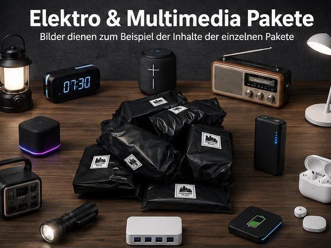 SecretPack / Überraschungspaket - Elektronik & Multimedia - Mystery Box mit vielseitigen Überraschungen für jeden Geschmack! Die Pakete bestehen aus Restposten, Neuwaren und hochwertigen überprüften Retouren.
