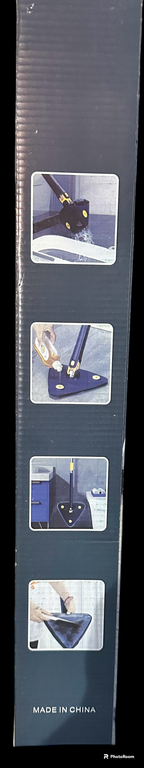 Wischmopp-Teleskop-Dreieck 360°Grad drehbarer Verstellbarer Dreiecks-Reinigungsmopp, drehbarer Verstellbarer Reinigungsmopp, Reinigungswerkzeug mit Griff