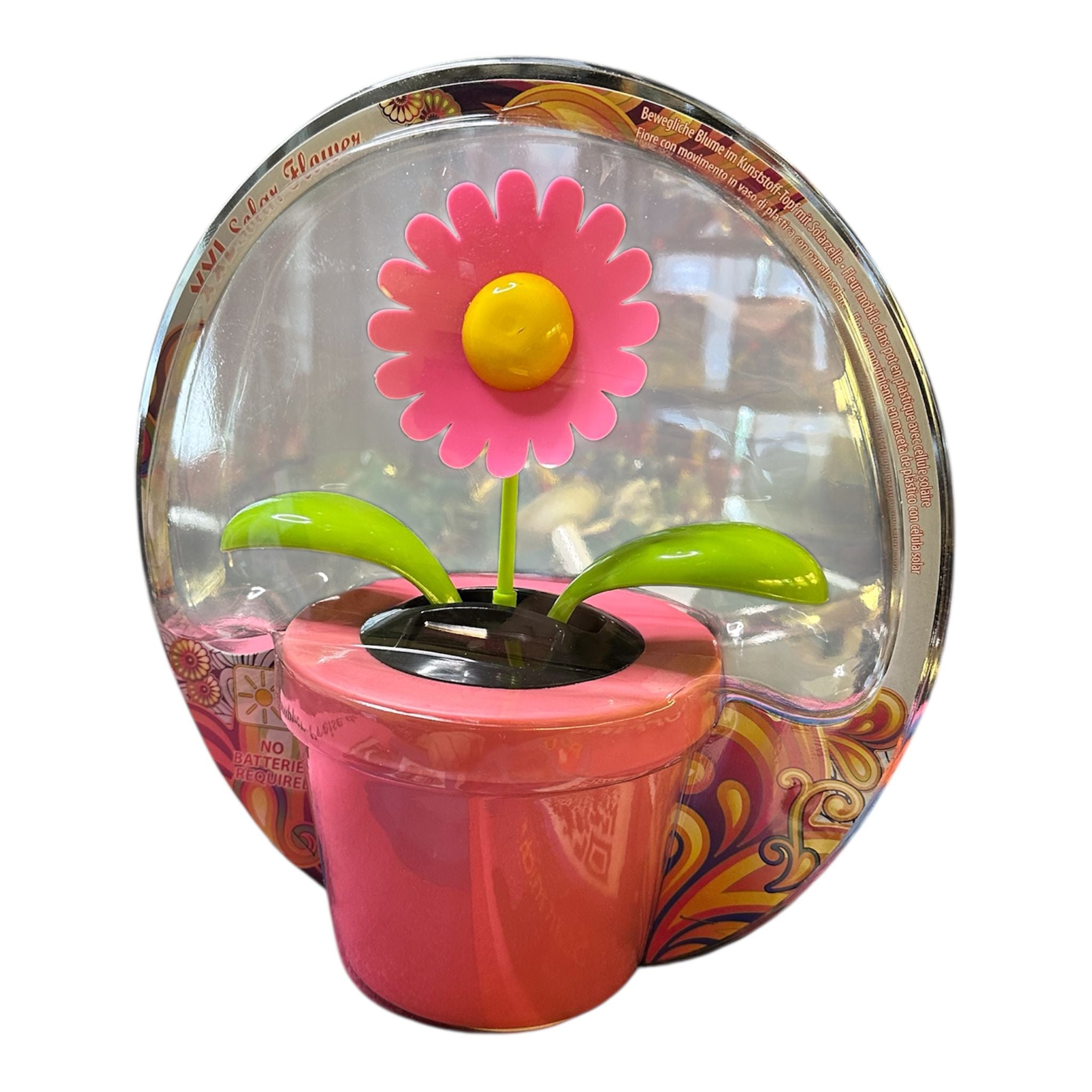 Out of the Blue "bewegliche Solarblume XXL" – Strahlender Blickfang - tolle Dekoration - 23x23x28cm - Verschiedene Farben -