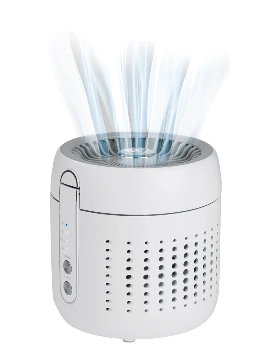 MAXXMEE Luftreiniger Ventilator 2-in-1 HEPA-Filter 3 Ventilationsstufen Weiss