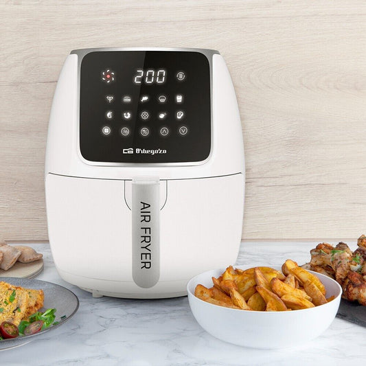 Orbegozo AFC 4500 Ölfreie Heißluftfritteuse, 1500 W, 4 L - Weiß