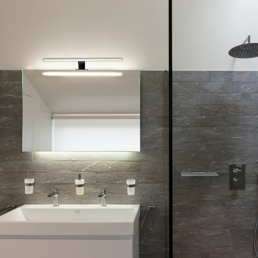 LED Badezimmer Beleuchtung Bad Spiegel-Leuchte Aufbau-Lampe IP44 Schminklicht 10W